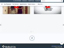 Tablet Screenshot of dallasmedical.com